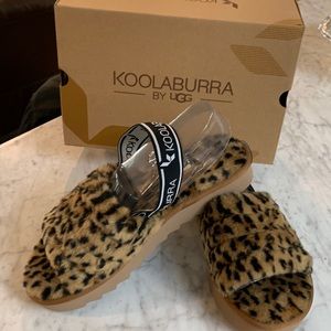 BNIB Koolaburra by UGG ..Sandals/ /slippers cheetah print